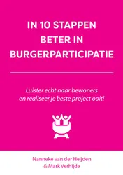 Omslag van IN 10 STAPPEN BETER IN BURGERPARTICIPATIE