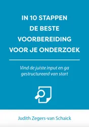 Omslag van In 10 stappen de beste voorbereiding voor je onderzoek