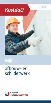 Omslag van Mijn... afbouw- en schilderwerk - 2020