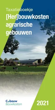 Omslag van Her)bouwkosten agrarische gebouwen 2021