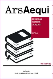 Omslag van Burgerlijk wetboek 2020/2021