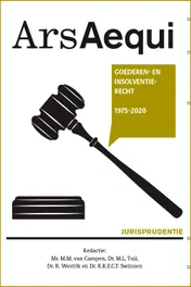 Omslag van Jurisprudentie Goederen- en faillissementsrecht 2020