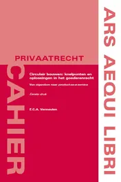 Omslag van Circulair bouwen: knelpunten en oplossingen in het goederenrecht