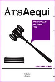 Omslag van Jurisprudentie Aansprakelijkheidsrecht 2021