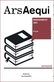 Omslag van Pensioenrecht 2022
