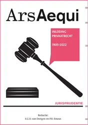 Omslag van Jurisprudentie Inleiding privaatrecht 1905-2022