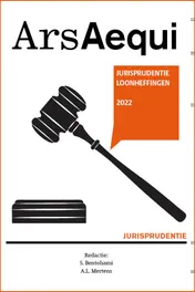 Omslag van Jurisprudentie Loonheffingen 2022