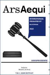 Omslag van Jurisprudentie Internationaal Privaatrecht 2022