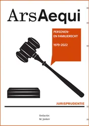 Omslag van Jurisprudentie Personen- & familierecht 1979-2022