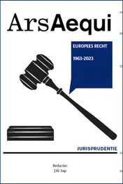 Omslag van Jurisprudentie Europees recht 1963-2023