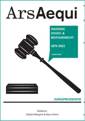 Omslag van Jurisprudentie Inleiding Staats- en bestuursrecht 1879-2023
