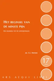 Omslag van Het beginsel van de minste pijn