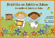 Omslag van De bijtjes van Juliette en Juliaan kamishibai vertelplaten