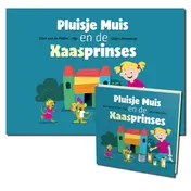 Omslag van Pluisje muis en de kaasprinses kamishibai vertelplaten + boek