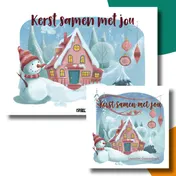 Omslag van Kerst samen met jou kamishibai vertelplaten + boek