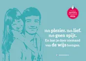 Omslag van Familieplanner 2024 positieve spreuken