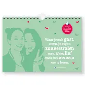 Omslag van Familieplanner positieve spreuken 2026