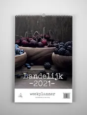 Omslag van Landelijk weekplanner 2021