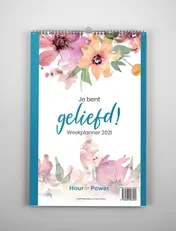 Omslag van Je bent geliefd weekplanner 2021