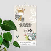 Omslag van Verjaardagskalender 'Ik ga slapen, ik ben moe'