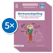 Omslag van Werkwoordspelling werkboek 2 groep 8 (Set van 5)