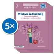 Omslag van Werkwoordspelling werkboek 1 groep 7 (Set van 5)