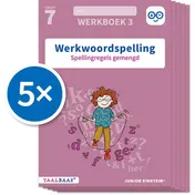 Omslag van Werkwoordspelling werkboek 3 groep 7 (Set van 5)