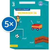 Omslag van Schrijfbaas Blokletters Werkboek 3A (Set van 5)
