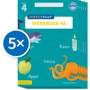 Omslag van Schrijfbaas Blokletters Werkboek 4A (Set van 5)