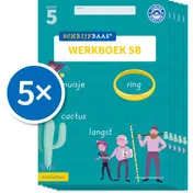 Omslag van Schrijfbaas Blokletters Werkboek 5B (Set van 5)