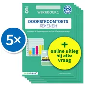 Omslag van Doorstroomtoets Rekenen – Werkboek 1 + Online video-uitleg (set van 5)