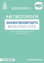 Omslag van Doorstroomtoets Begrijpend lezen – Antwoordenboek 1 + Online video-uitleg