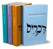 Omslag van 4-pak Exodus + Leviticus + Numeri + Deuteronomium