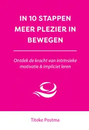 Omslag van In 10 stappen meer plezier in bewegen