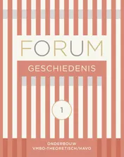Omslag van FORUM Geschiedenis leerboek vmbo-theoretisch/havo 1