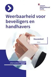 Omslag van Keuzedeel Weerbaarheid voor beveiligers en handhavers