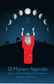 Omslag van 13 manen agenda