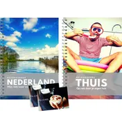 Omslag van Reisdagboeken Pakket Thuis in Nederland