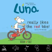 Omslag van Luna really likes the red bike!