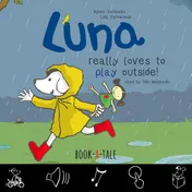 Omslag van Luna really loves to play outside!