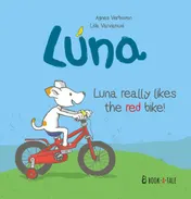 Omslag van Luna really likes the red bike!
