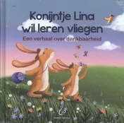 Omslag van Konijntje Lina wil leren vliegen