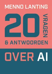 Omslag van 20 vragen en antwoorden over AI