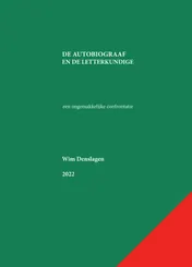 Omslag van De autobiograaf en de letterkundige
