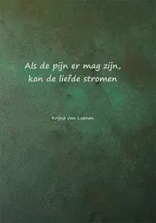 Omslag van Als de pijn er mag zijn, kan de liefde stromen