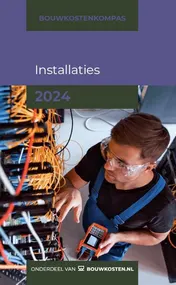 Omslag van Bouwkostenkompas Installaties 2024