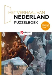 Omslag van Denksport – Het Verhaal van Nederland Puzzelboek