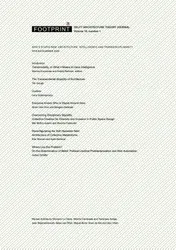 Omslag van Footprint 36: Who’s Stupid Now: Architecture, Intelligence and Transdisciplinarity