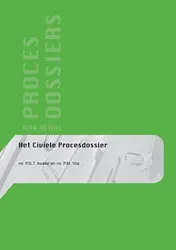 Omslag van Het civiele procesdossier