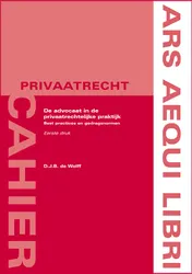 Omslag van De advocaat in de privaatrechtelijke praktijk